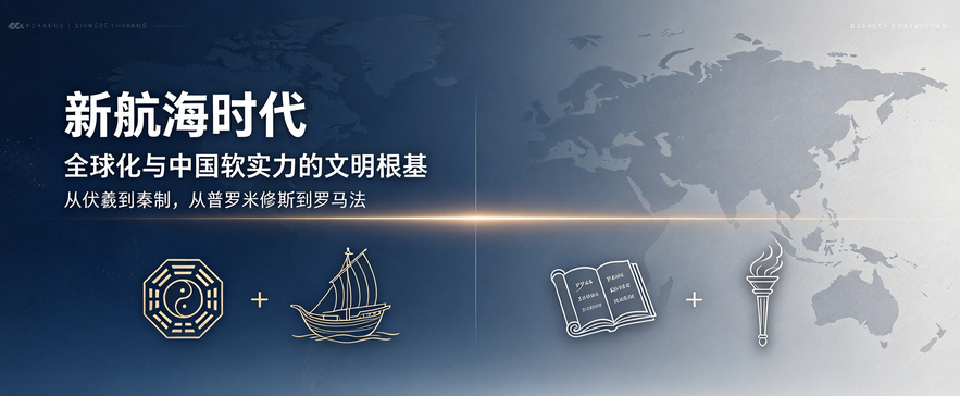 新航海时代全球化与中国软实力的文明根基 —从伏羲到秦制，从普罗米修斯到罗马法